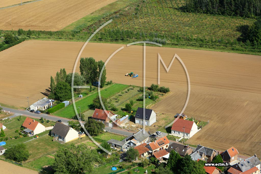 Photo arienne de Flavy-le-Martel