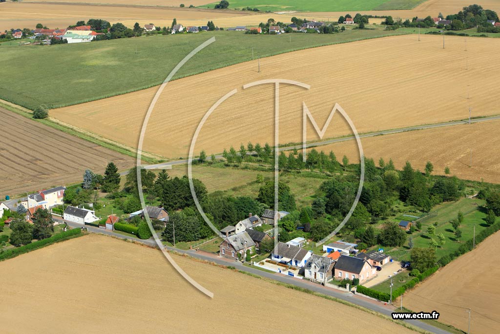 Photo arienne de Flavy-le-Martel