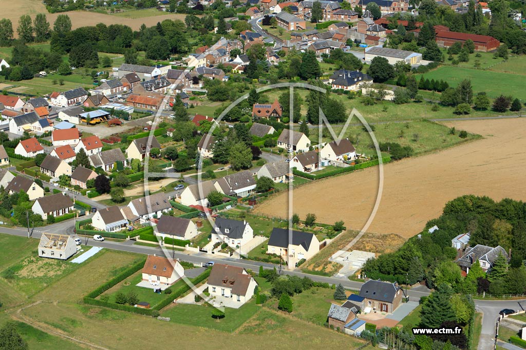 Photo arienne de Flavy-le-Martel