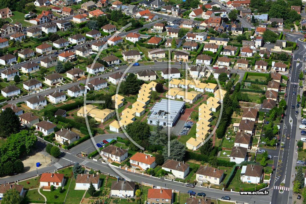 Photo arienne de Gauchy (La Biette)