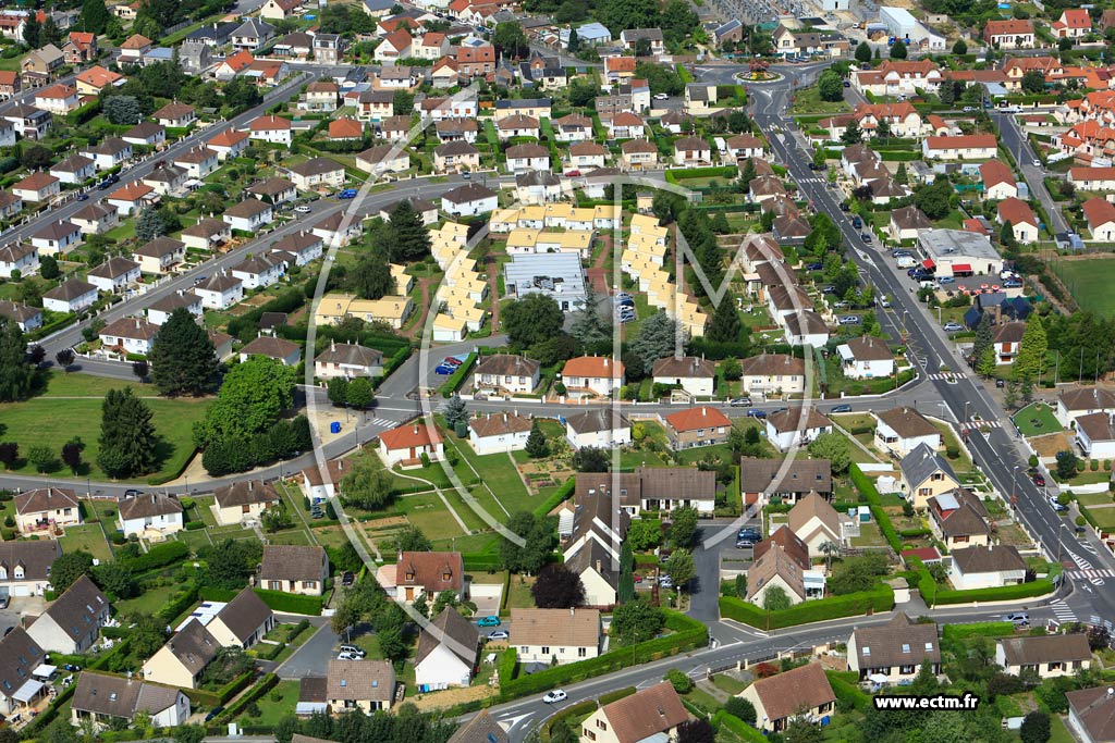 Photo arienne de Gauchy (La Biette)