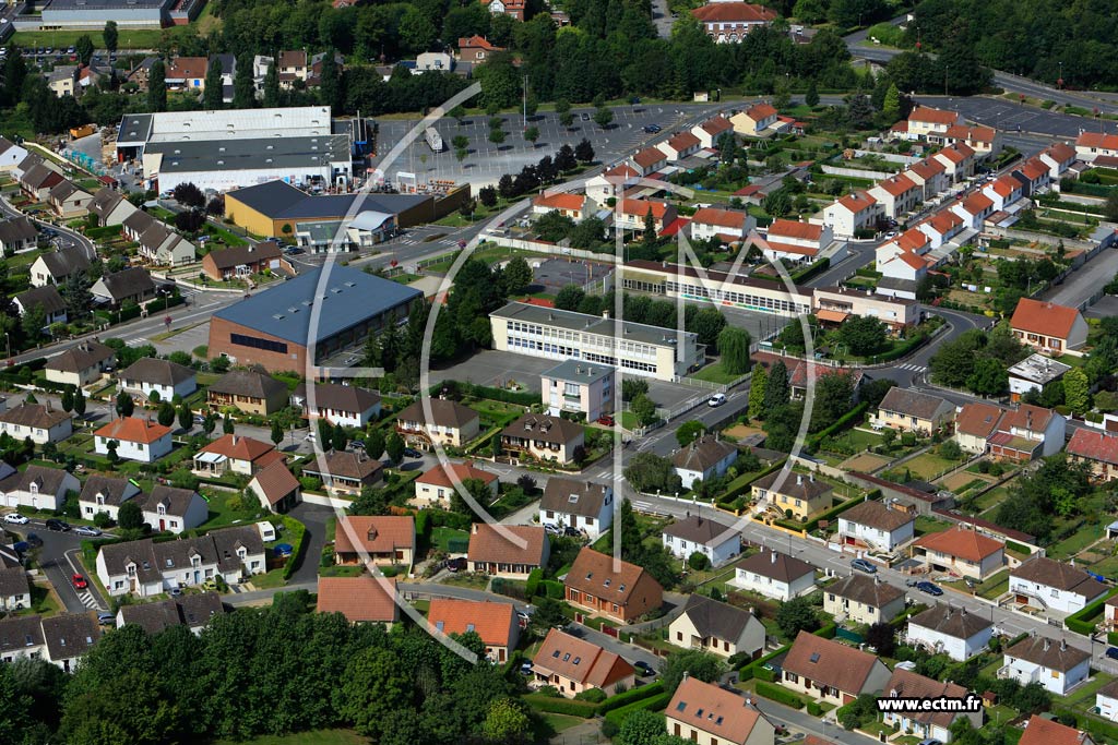 Photo arienne de Gauchy (La Biette)
