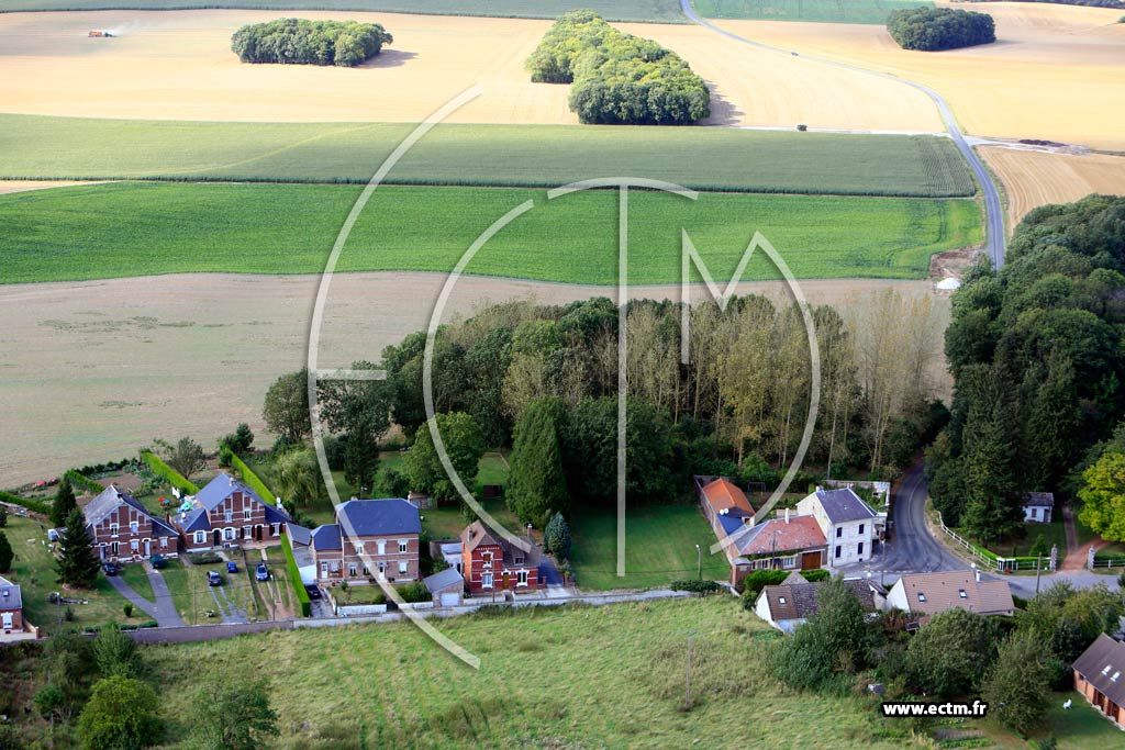 Photo arienne de Gricourt (Fresnoy-le-Petit)