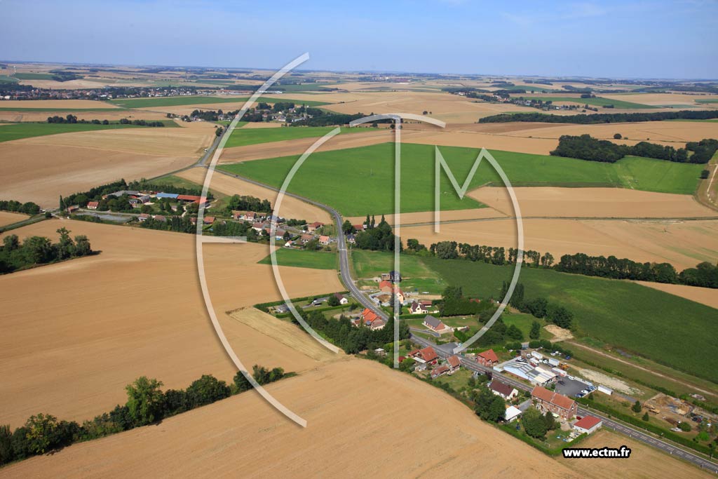 Photo arienne de Hervilly (Montigny)