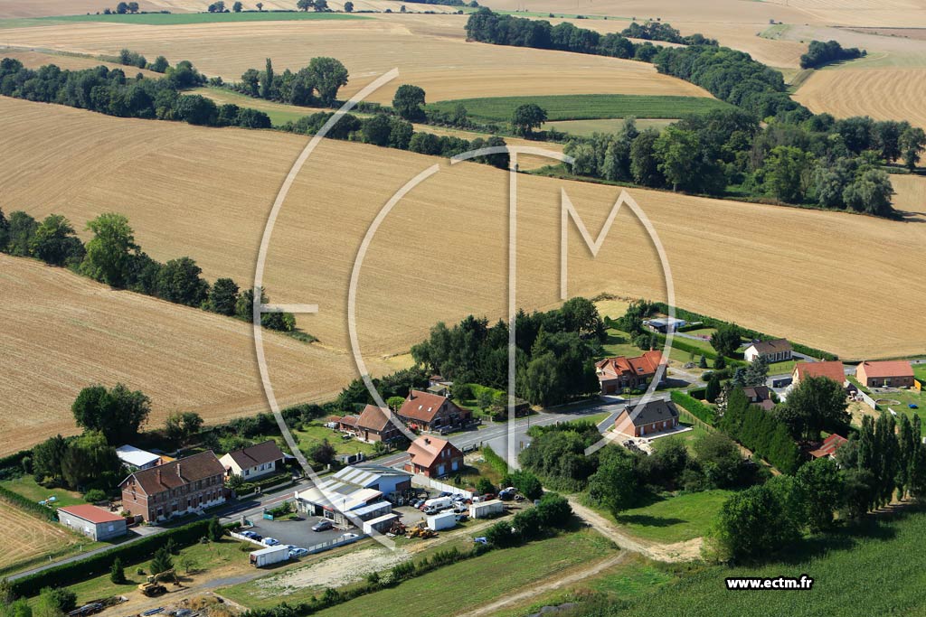 Photo arienne de Hervilly (Montigny)