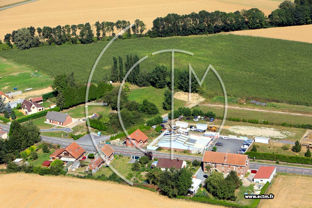 Photo arienne de Hervilly (Montigny)