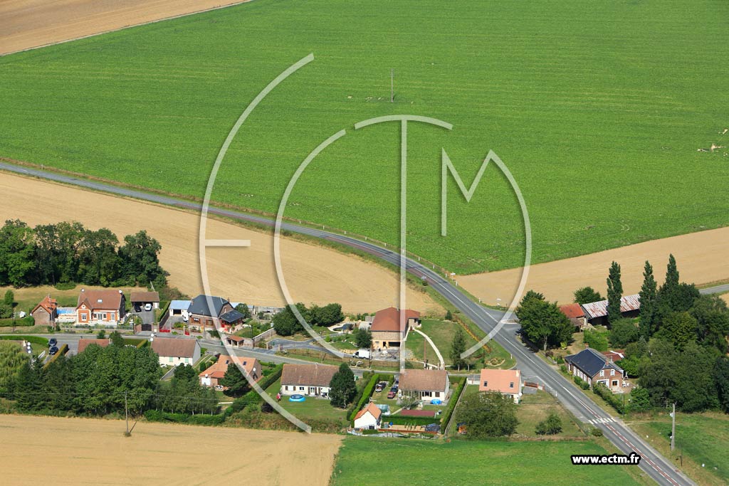 Photo arienne de Hervilly (Montigny)