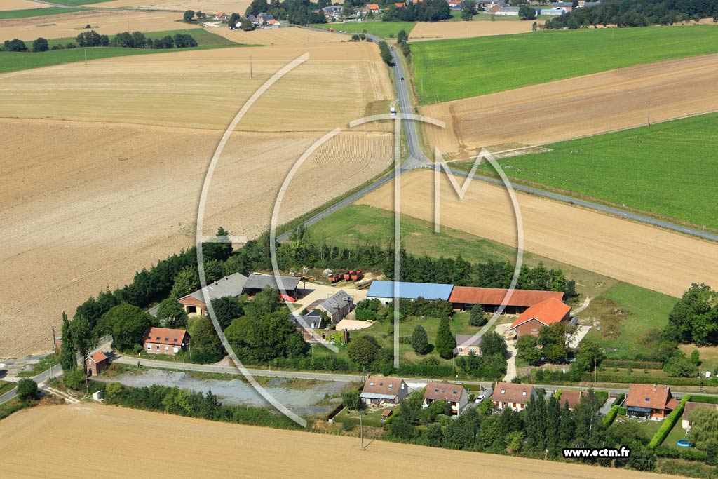 Photo arienne de Hervilly (Montigny)