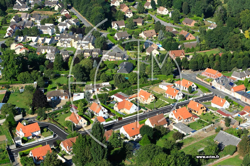 Photo arienne de Homblires