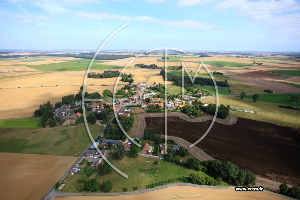 Photo arienne de Honnecourt-sur-Escaut (La Terrire)