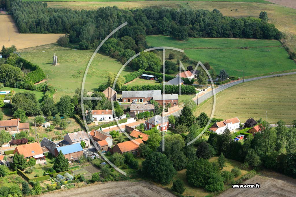 Photo arienne de Honnecourt-sur-Escaut (La Terrire)