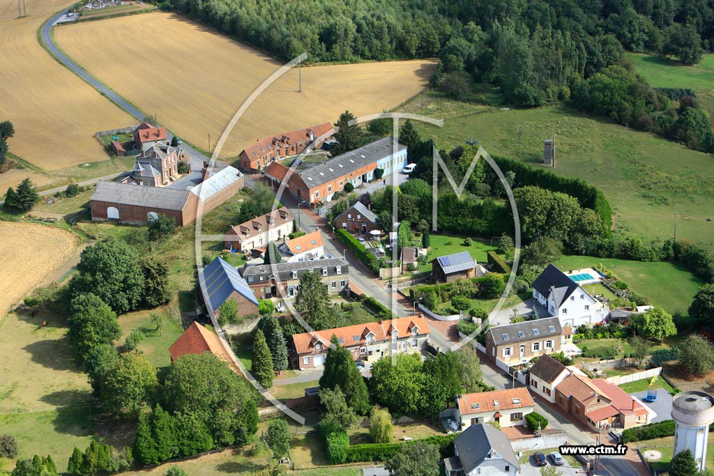 Photo arienne de Honnecourt-sur-Escaut (La Terrire)