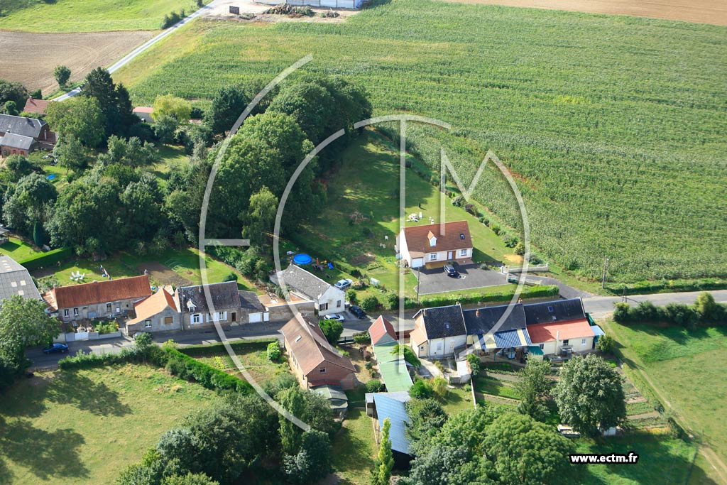 Photo arienne de Montbrehain