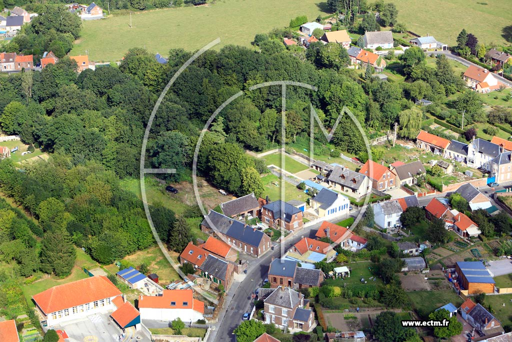Photo arienne de Montbrehain