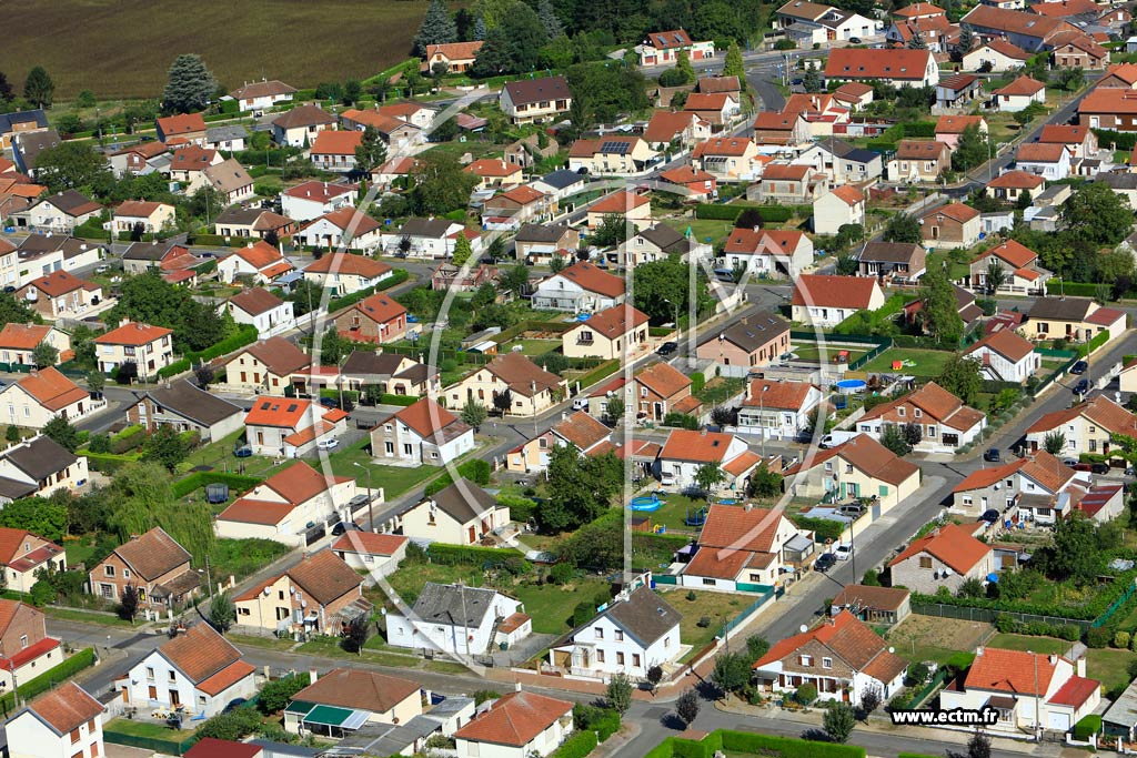 Photo arienne de Montescourt-Lizerolles