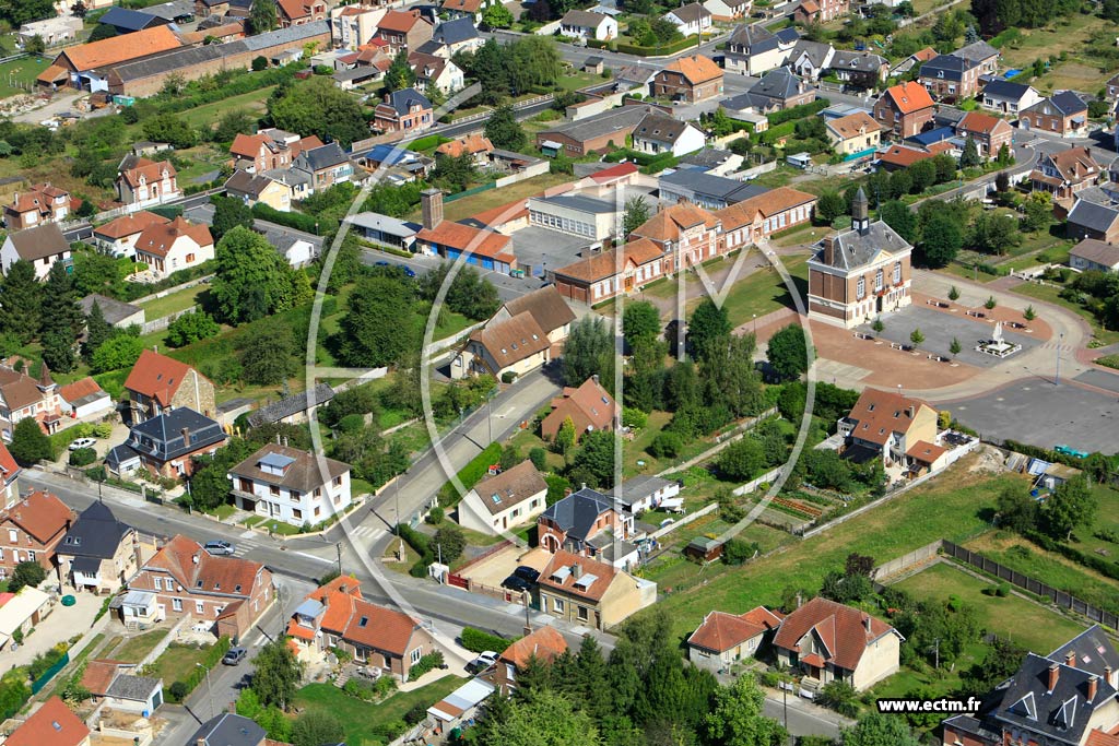 Photo arienne de Mo-de-l'Aisne