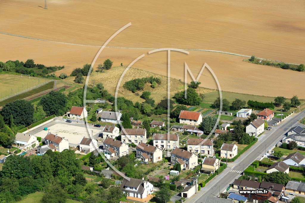 Photo arienne de Mo-de-l'Aisne