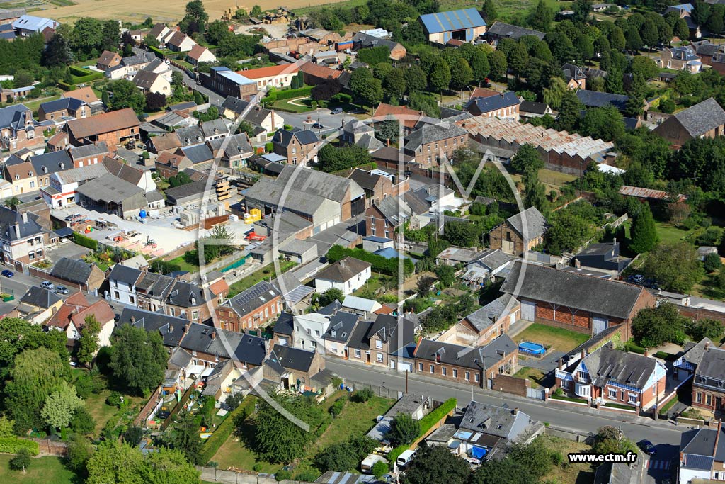 Photo arienne de Origny-Sainte-Benoite