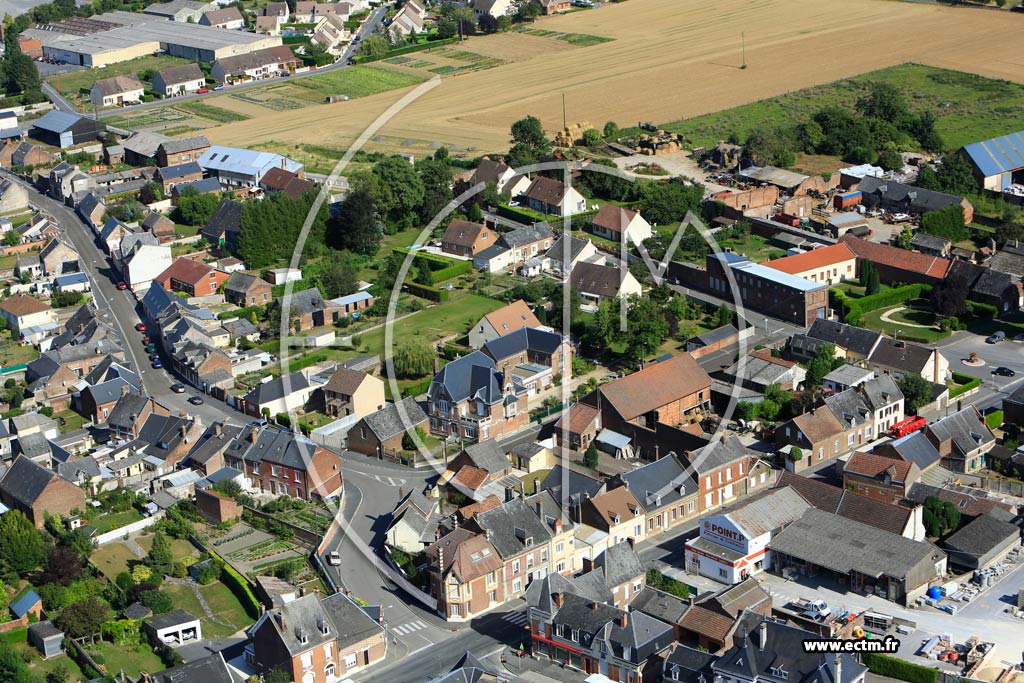Photo arienne de Origny-Sainte-Benoite