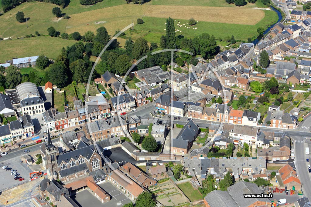 Photo arienne de Origny-Sainte-Benoite