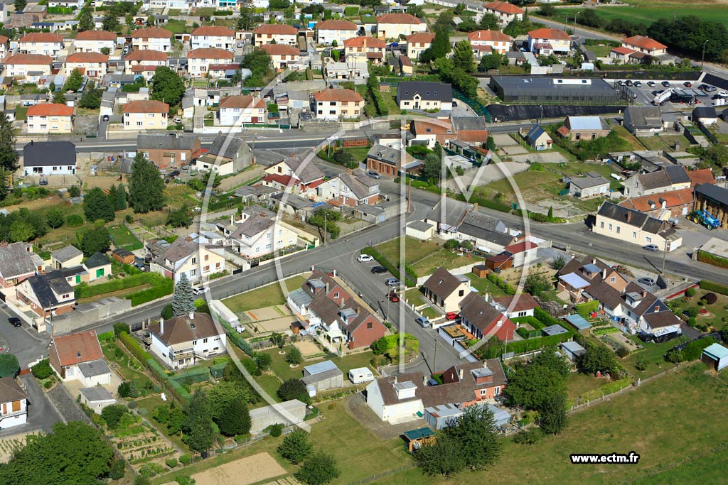 Photo arienne de Origny-Sainte-Benoite