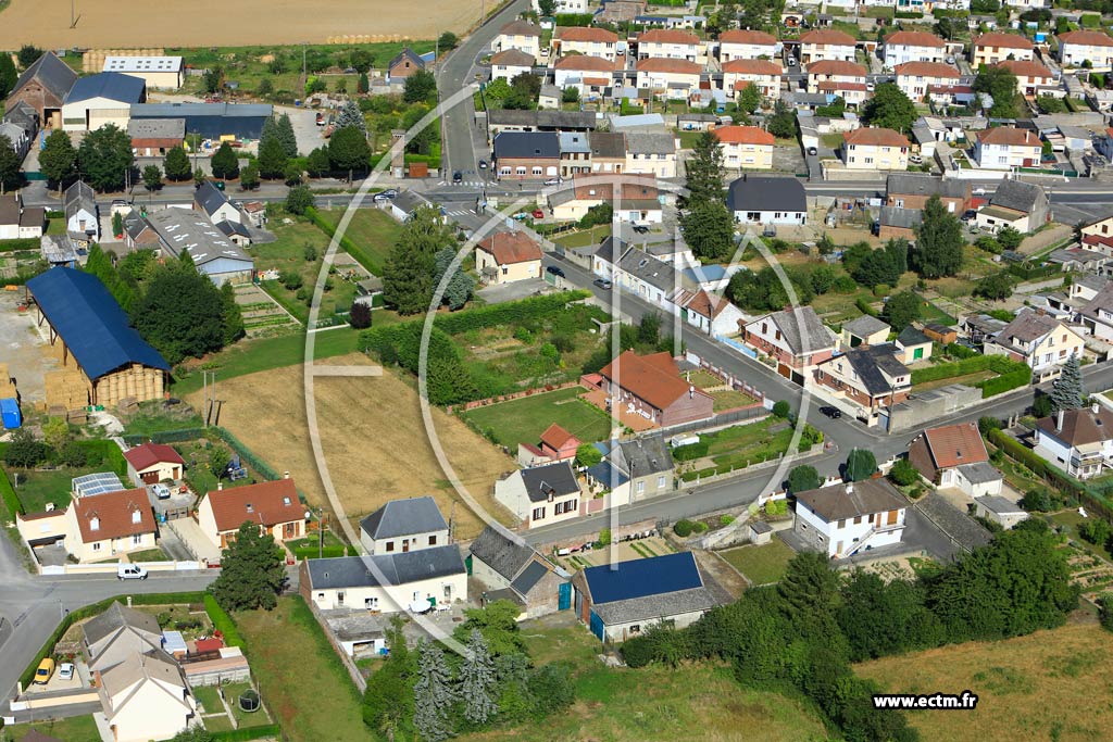 Photo arienne de Origny-Sainte-Benoite