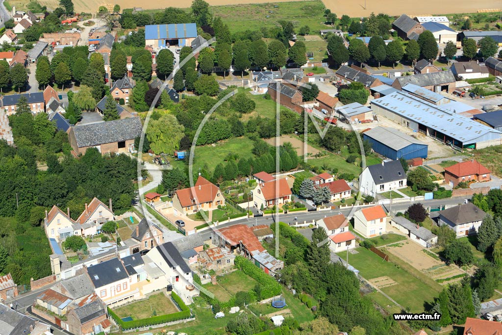 Photo arienne de Origny-Sainte-Benoite