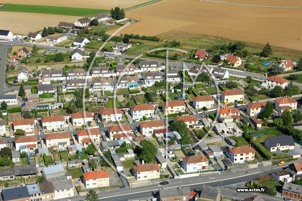 Photo arienne de Origny-Sainte-Benoite