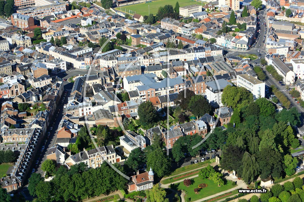 Photo arienne de Saint-Quentin (Centre Ville)