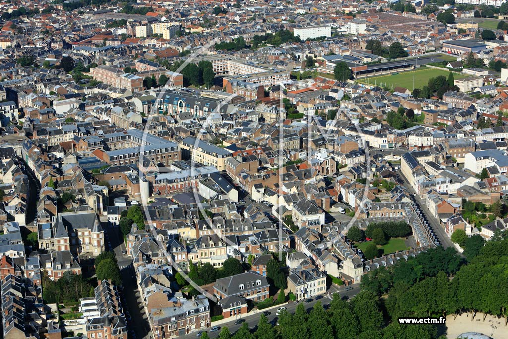 Photo arienne de Saint-Quentin (Centre Ville)