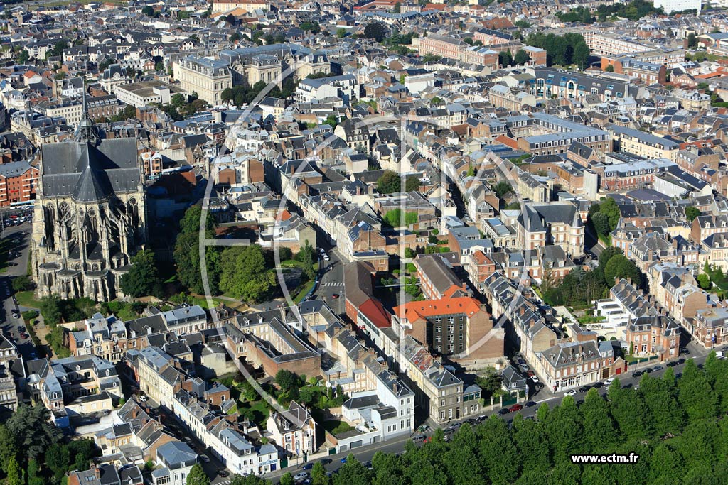 Photo arienne de Saint-Quentin (Centre Ville)