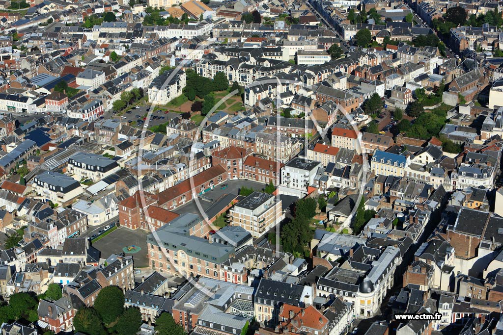 Photo arienne de Saint-Quentin (Centre Ville)