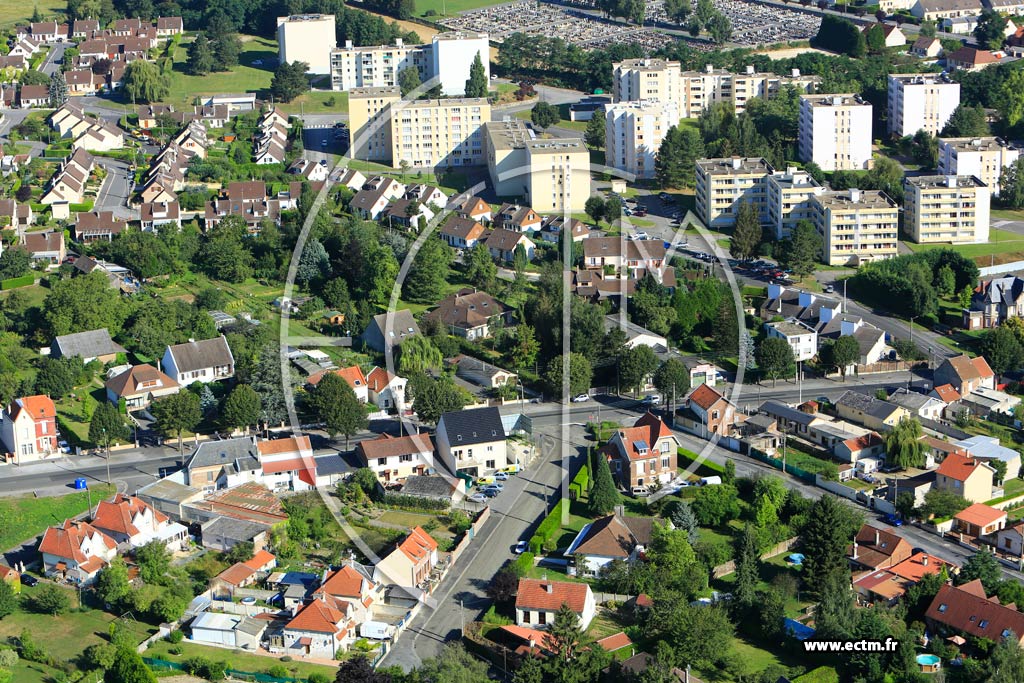 Photo arienne de Saint-Quentin (Chanteraine)
