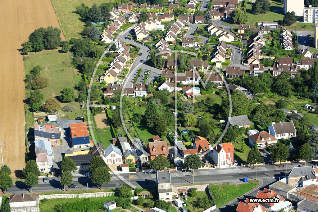 Photo arienne de Saint-Quentin (Chanteraine)