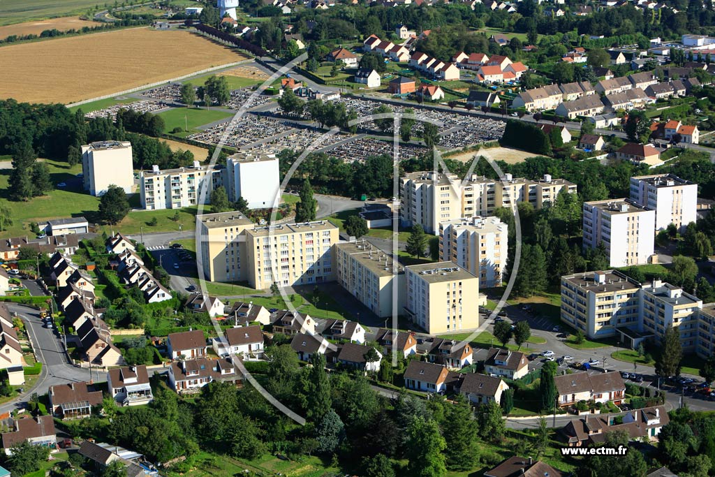 Photo arienne de Saint-Quentin (Chanteraine)