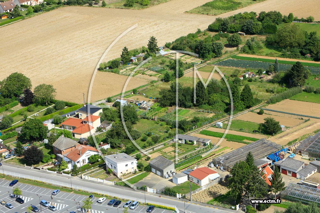 Photo arienne de Saint-Quentin (Chemin d'Itancourt)