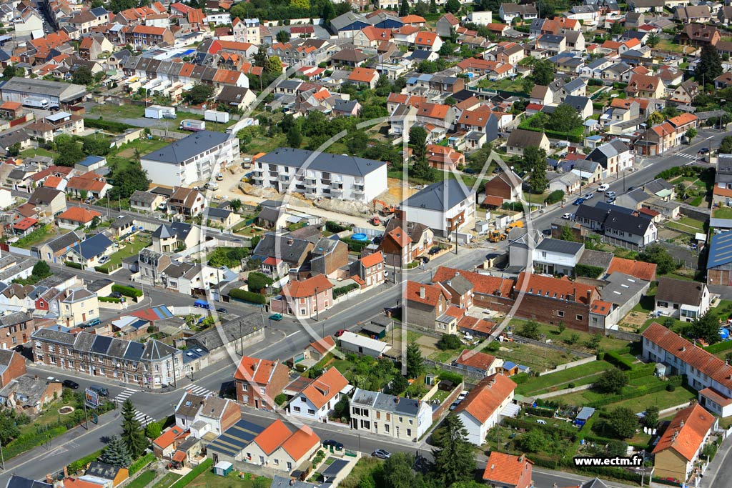 Photo arienne de Saint-Quentin (Chemin de Neuville)