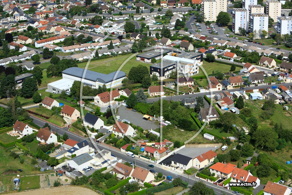 Photo arienne de Saint-Quentin (Chemin de Neuville)