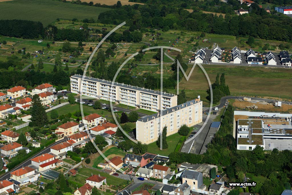 Photo arienne de Saint-Quentin (Cit de la Chausse Romaine)