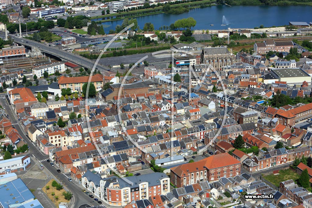 Photo arienne de Saint-Quentin (Faubourg d'Isle)