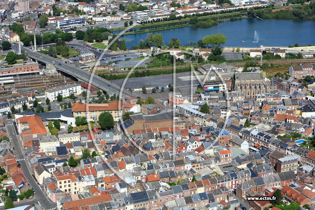 Photo arienne de Saint-Quentin (Faubourg d'Isle)