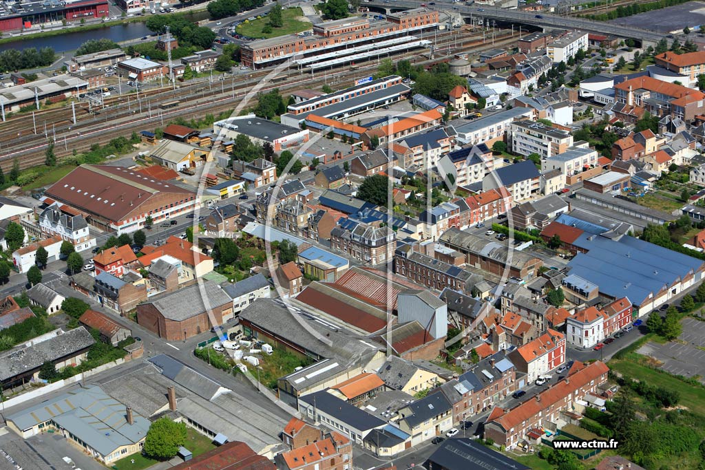 Photo arienne de Saint-Quentin (Faubourg d'Isle)