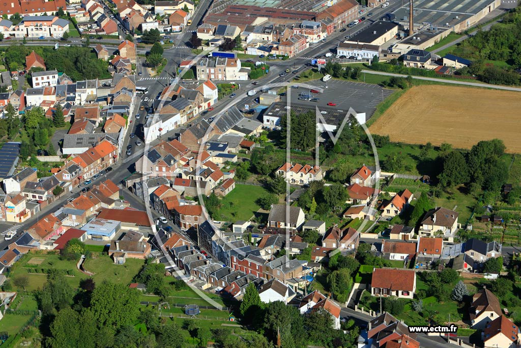 Photo arienne de Saint-Quentin (Faubourg Saint-Jean)