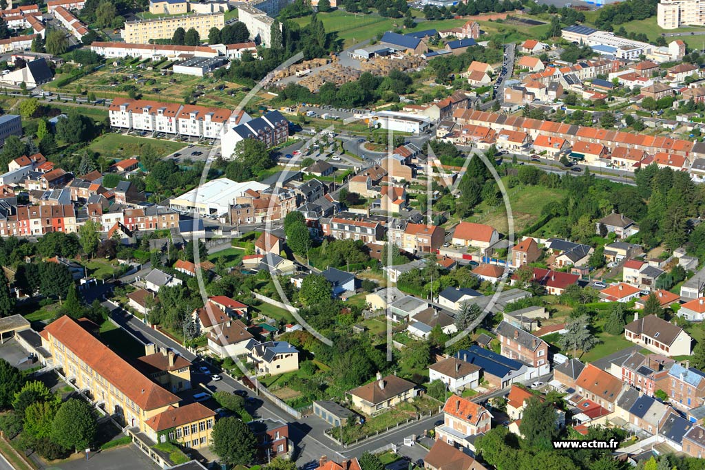 Photo arienne de Saint-Quentin (Faubourg Saint-Jean)