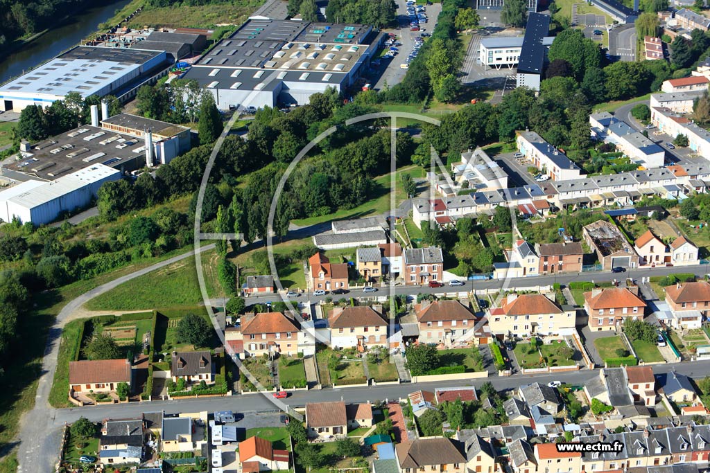 Photo arienne de Saint-Quentin (Faubourg Saint-Martin)