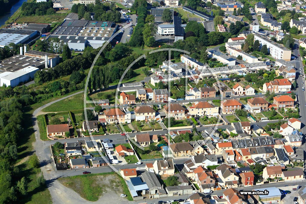 Photo arienne de Saint-Quentin (Faubourg Saint-Martin)