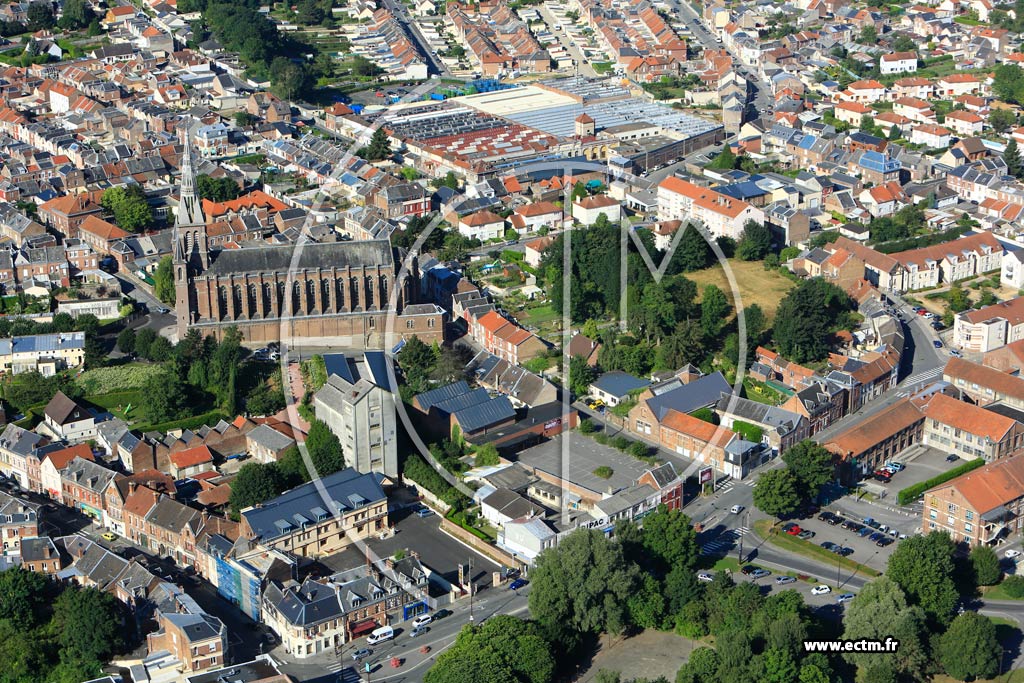 Photo arienne de Saint-Quentin (Faubourg Saint-Martin)