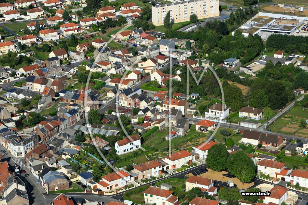 Photo arienne de Saint-Quentin (Faubourg Saint-Martin)