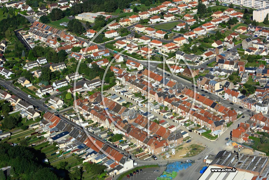 Photo arienne de Saint-Quentin (Faubourg Saint-Martin)
