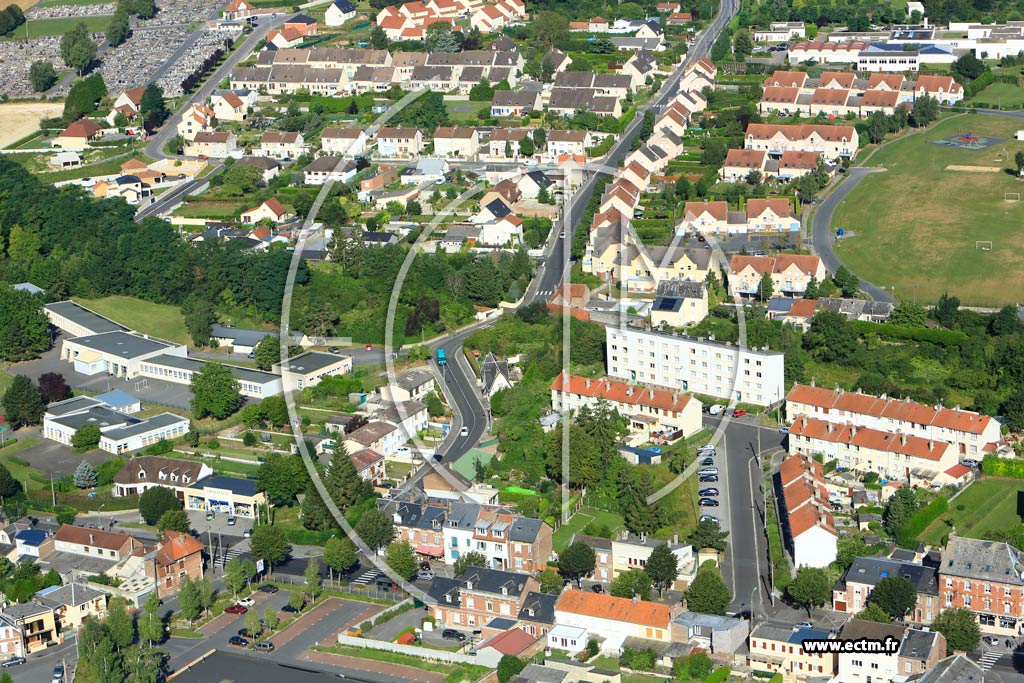 Photo arienne de Saint-Quentin (Faubourg Saint-Martin)